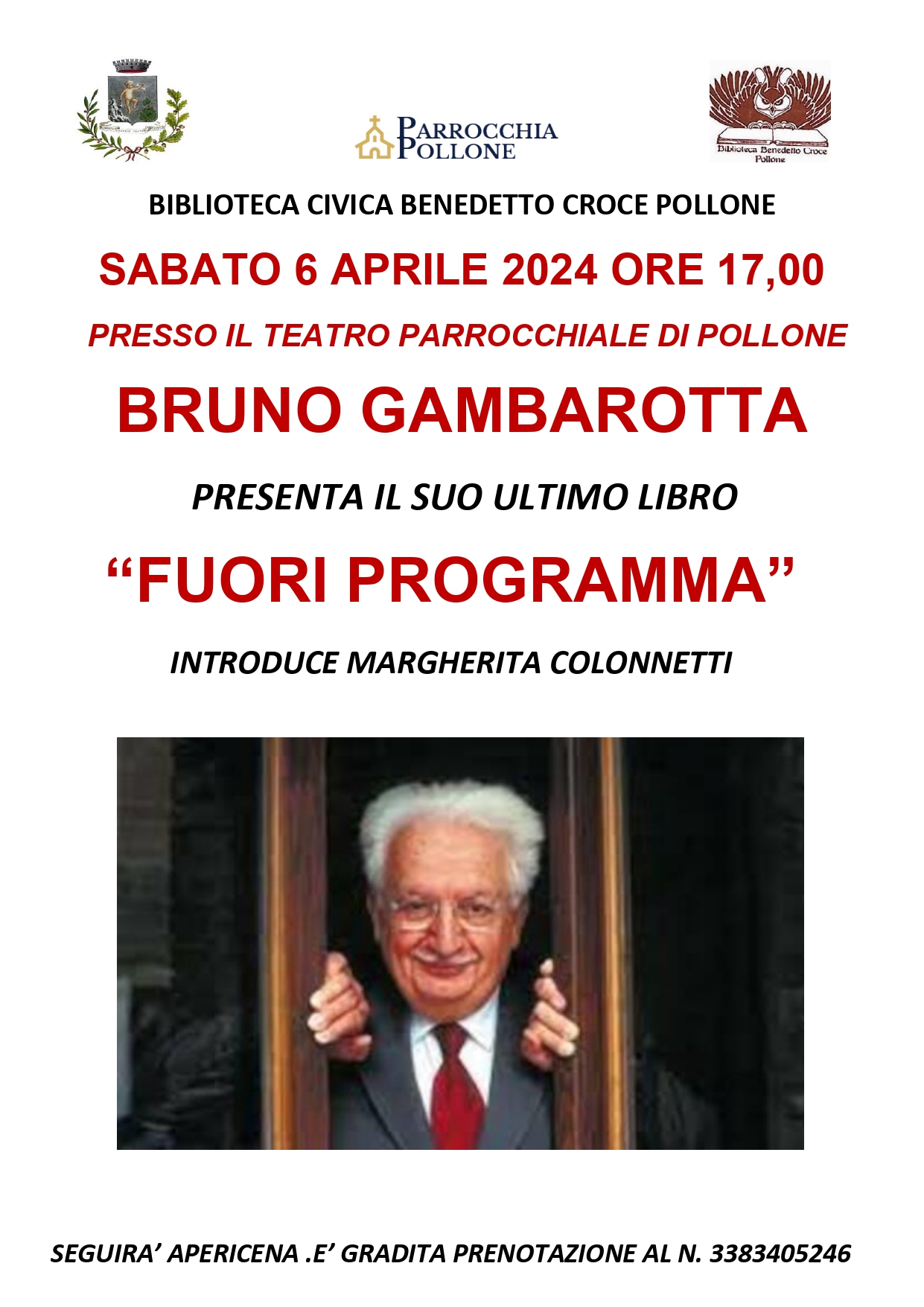 Bruno Gambarotta presenta "Fuori programma"