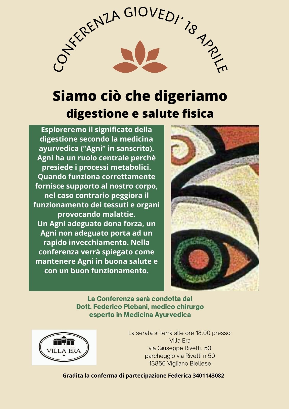 Conferenza sulla medicina Ayurvedica