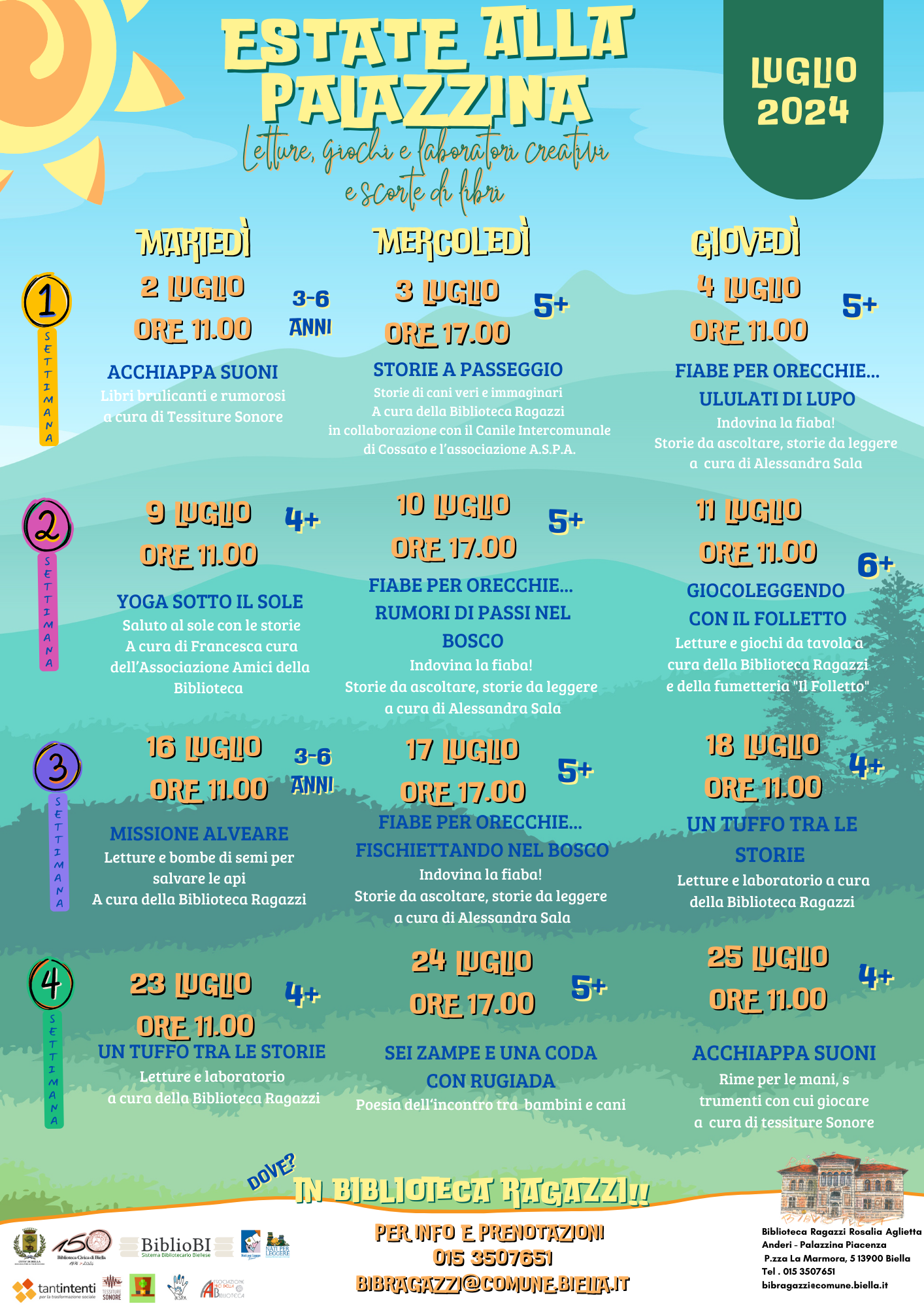 Estate con la Palazzina Luglio