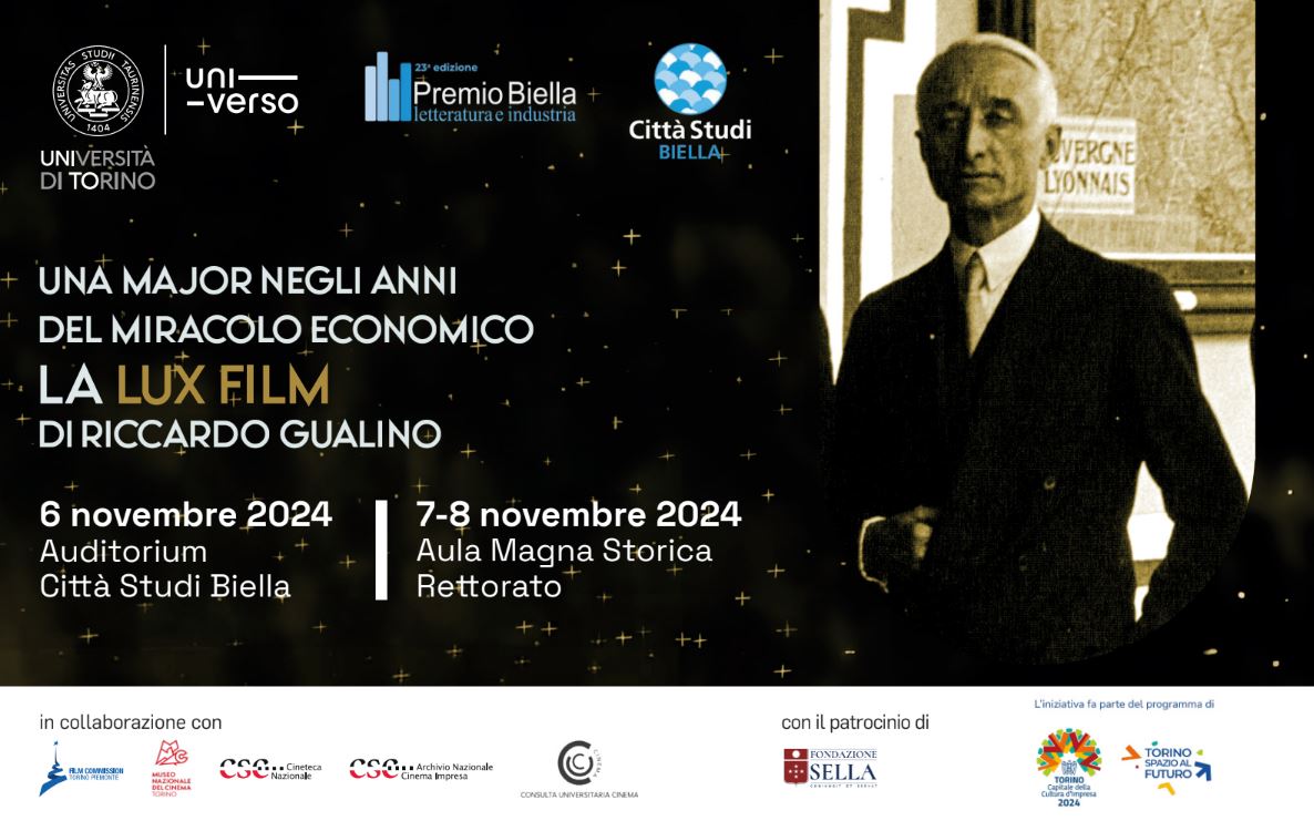 Convegno "Una major negli anni del miracolo economico: La LUX FILM di Riccardo Gualino"