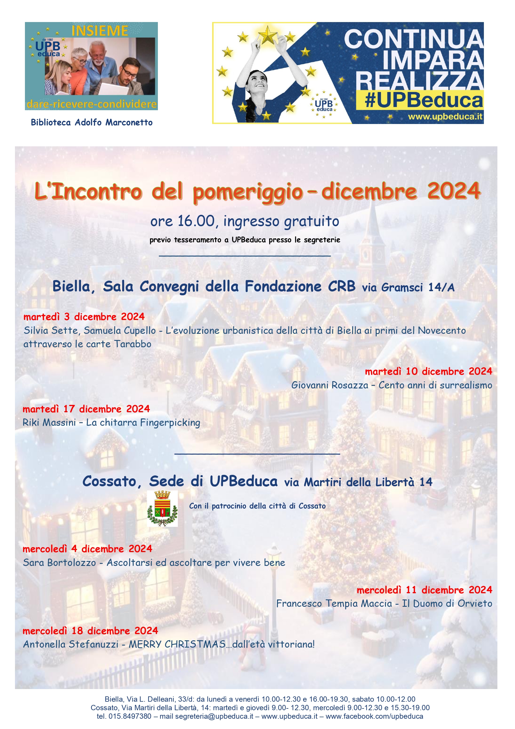 Incontri del Pomeriggio