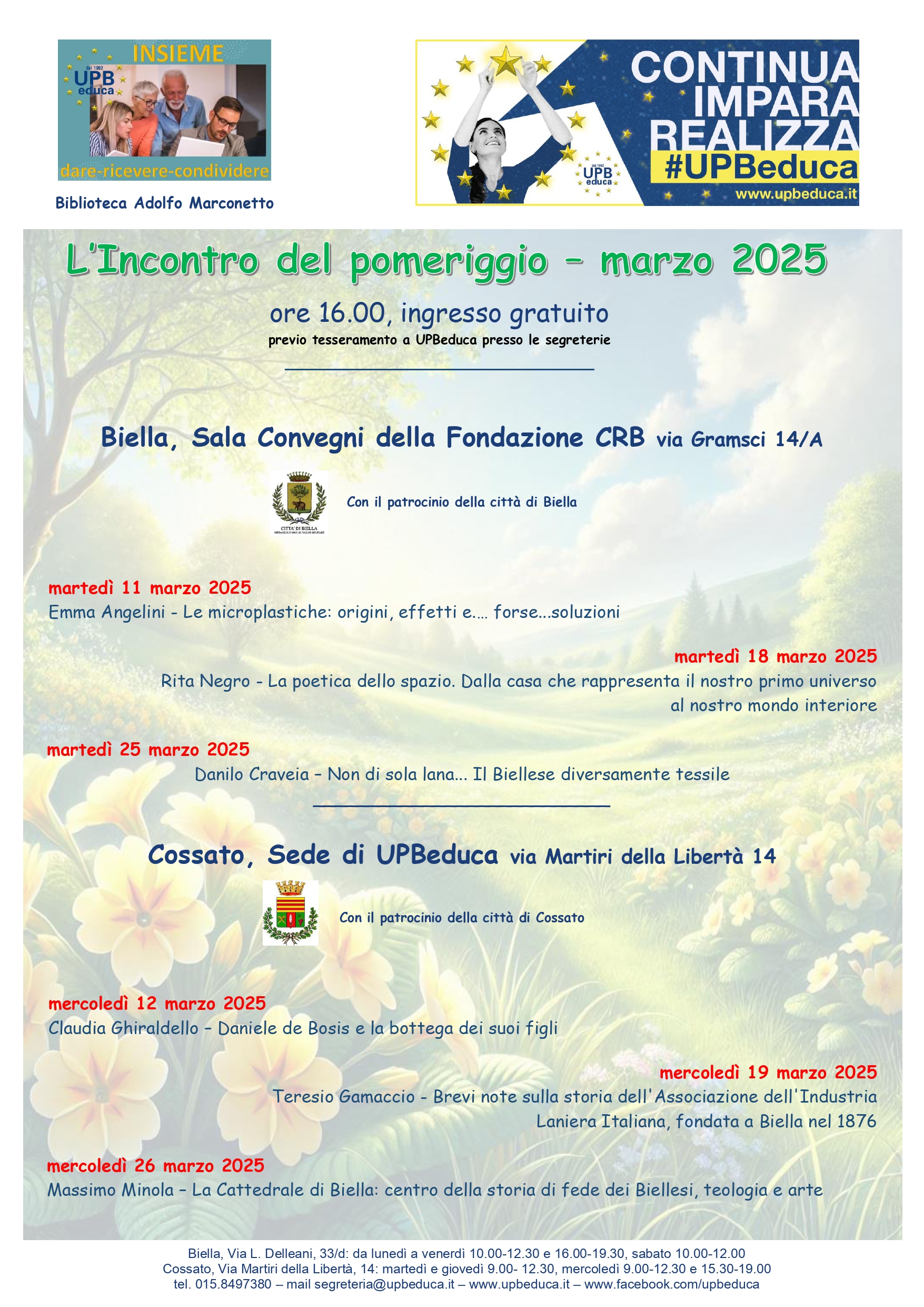 "L'incontro del pomeriggio"