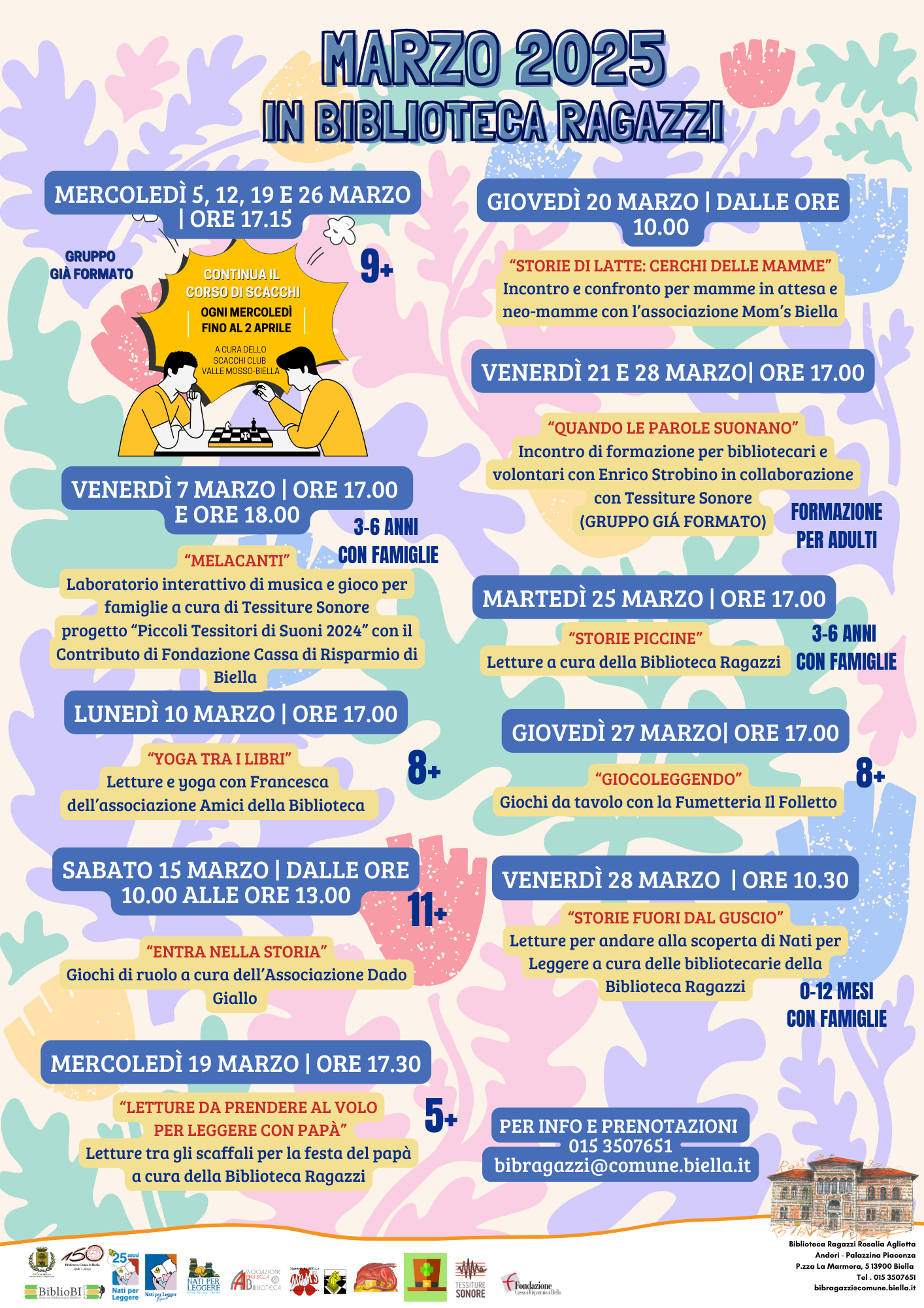 Marzo in Biblioteca Ragazzi