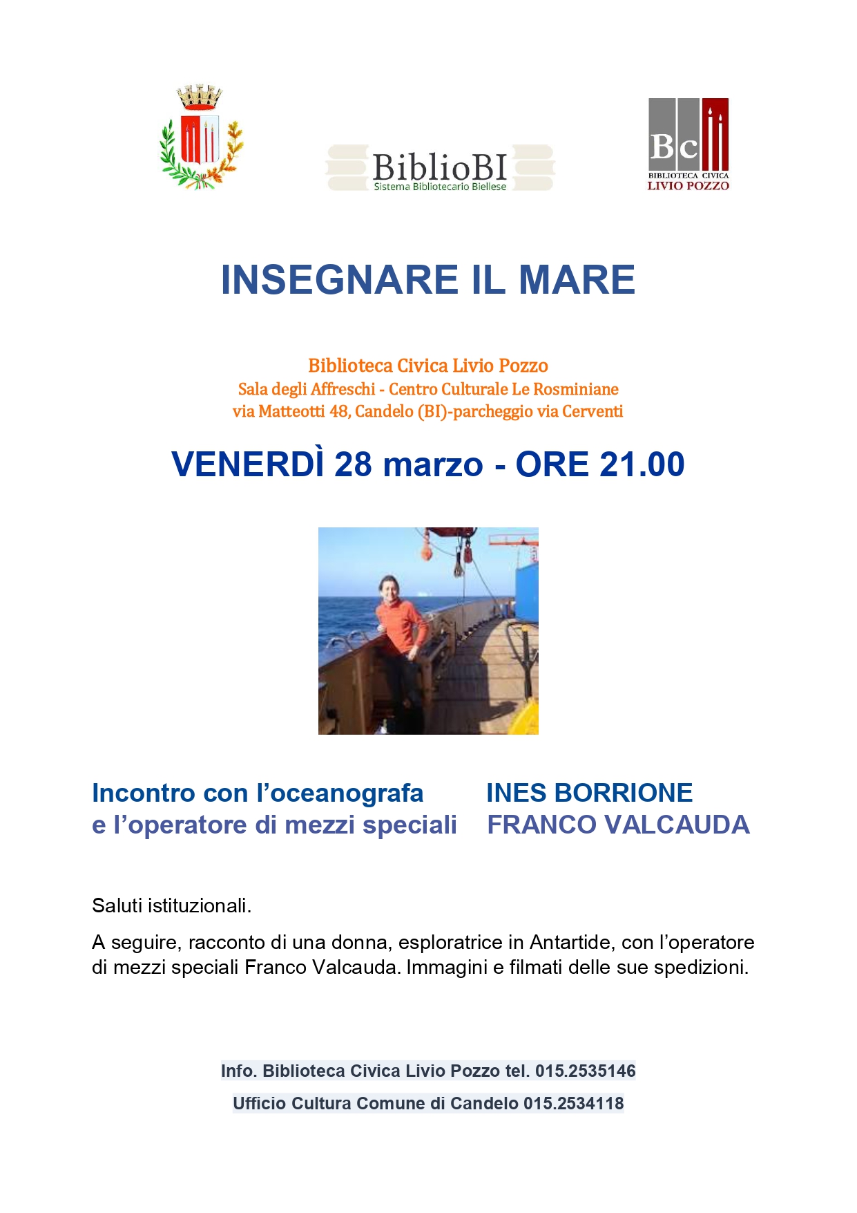 Incontro con l&rsquo;oceanografa