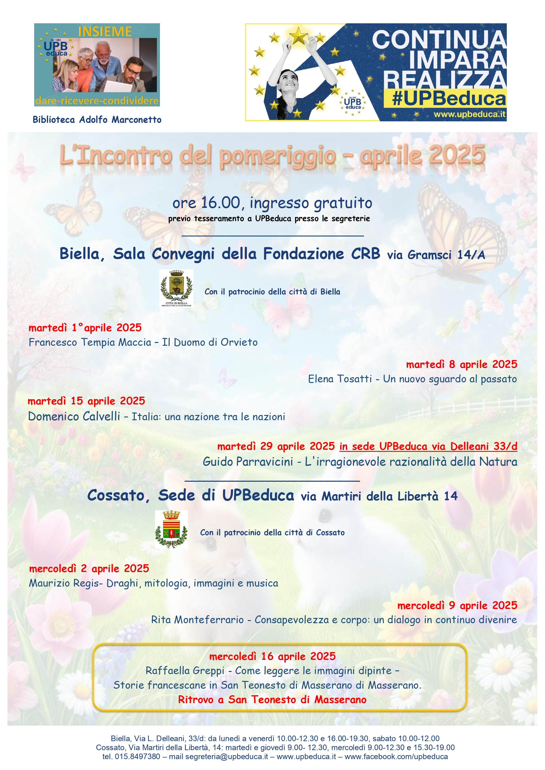 L&rsquo;incontro del pomeriggio