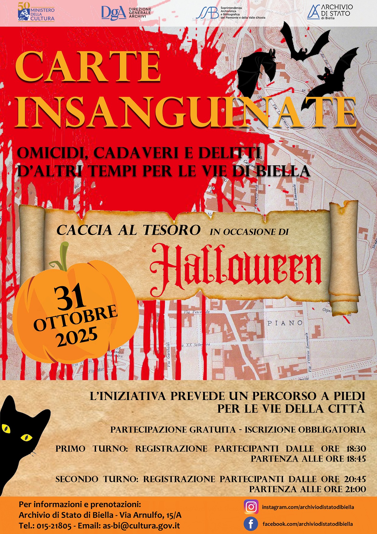 CARTE INSANGUINATE in Archivio di Stato!