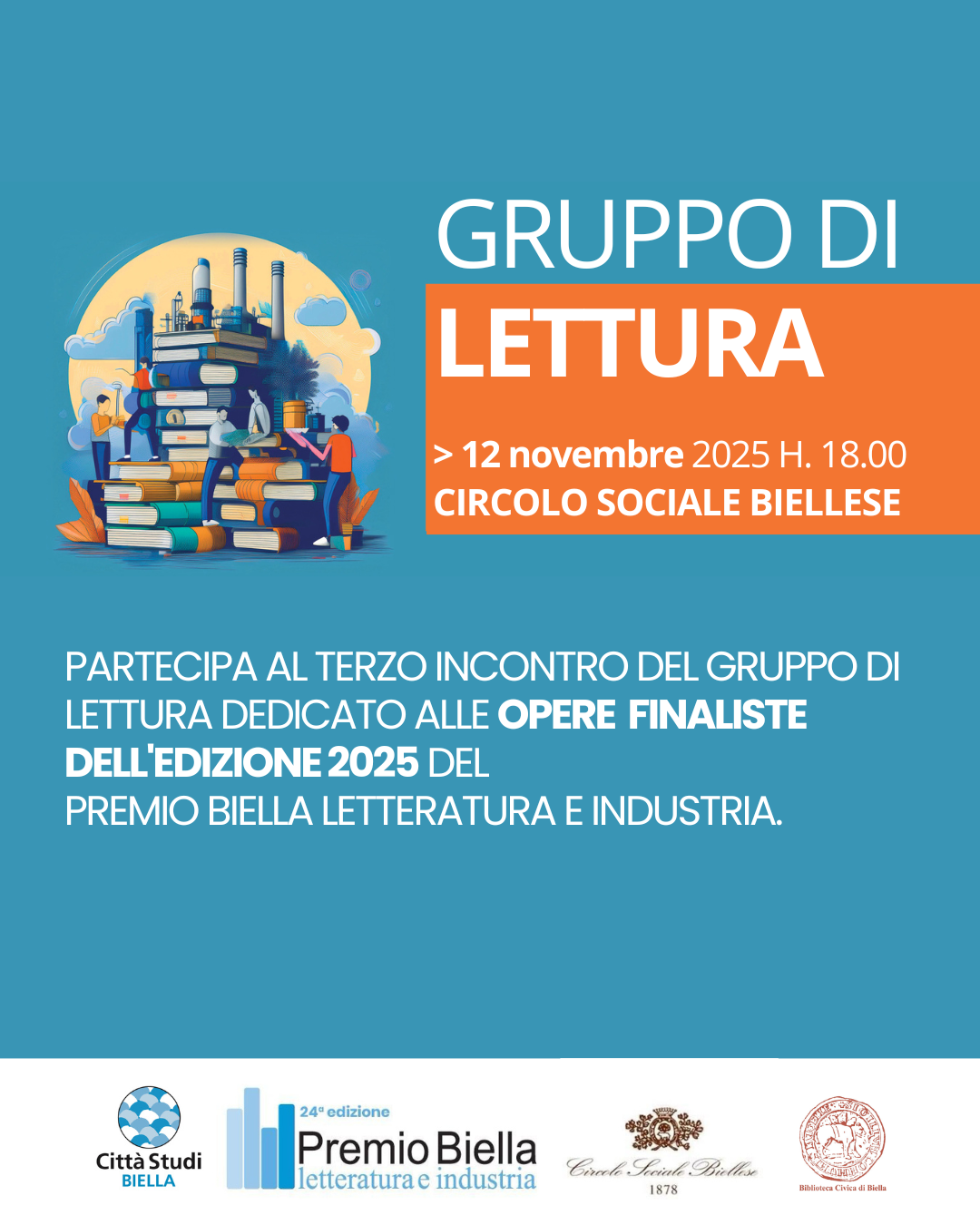 GRUPPO DI LETTURA DEL PREMIO BIELLA LETTERATURA E INDUSTRIA