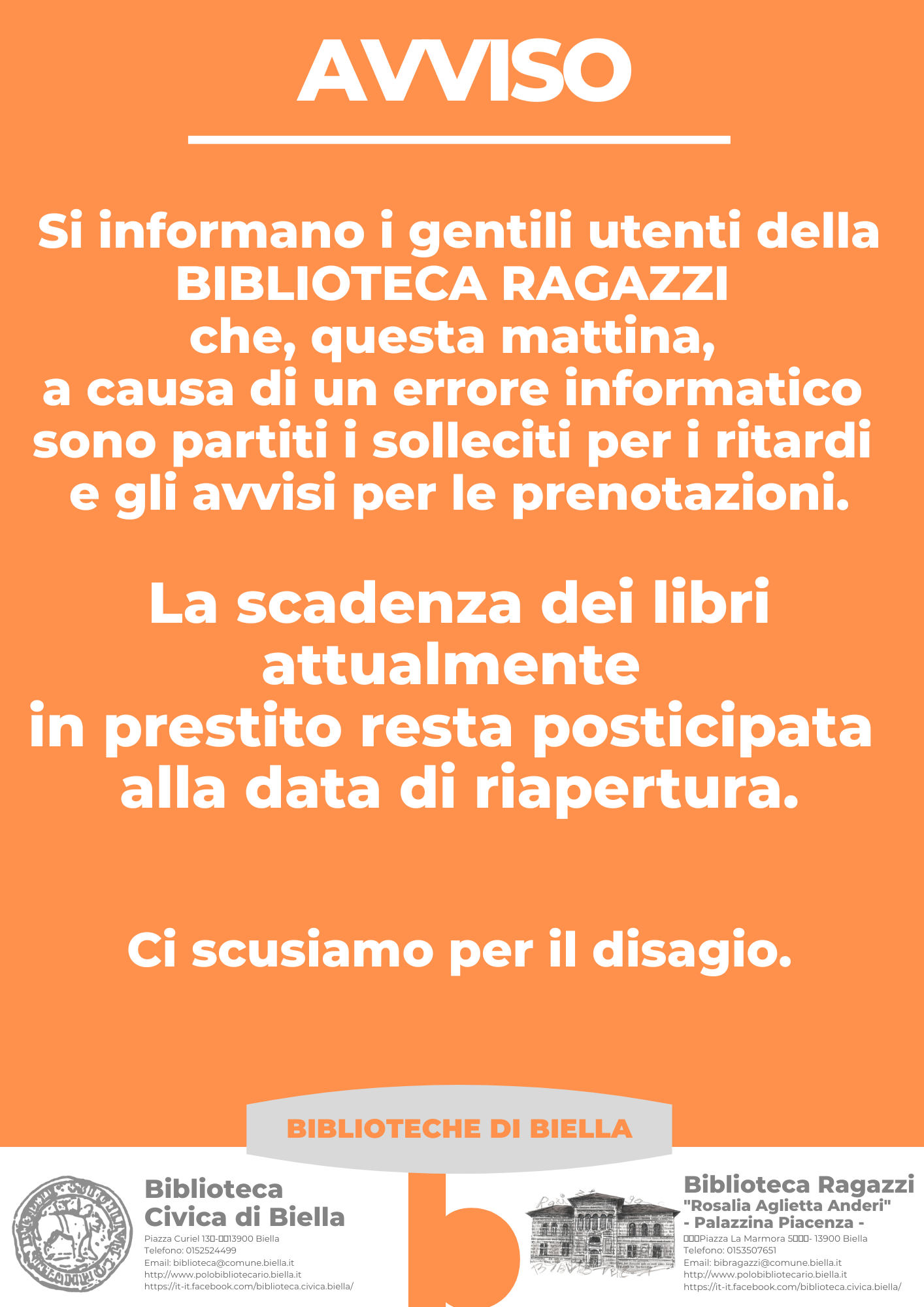 ERRORE INVIO SOLLECITI