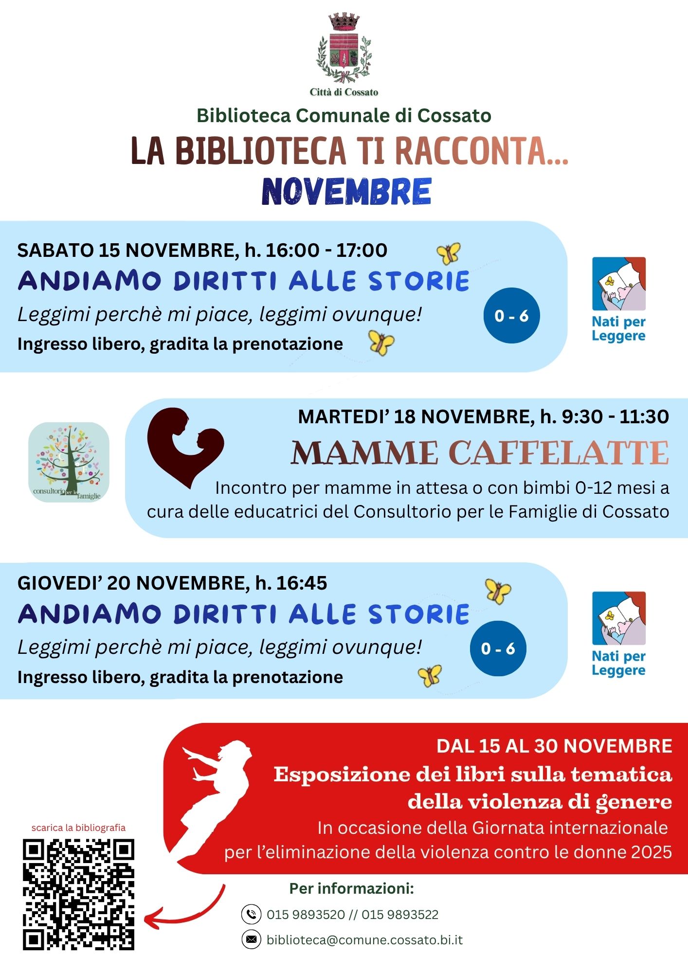 "La biblioteca ti racconta... novembre"
