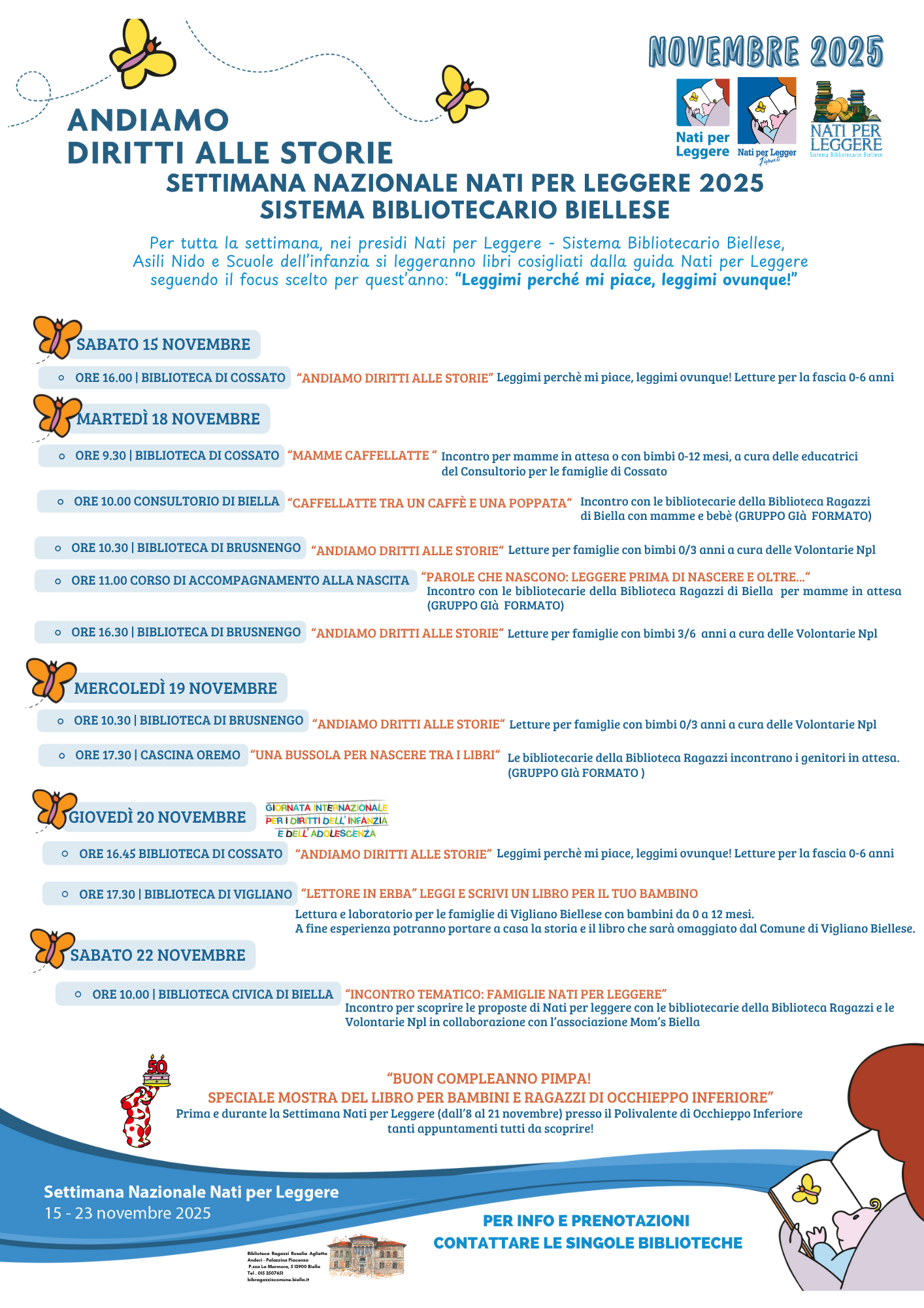 Settimana Nazionale Nati per Leggere 2025