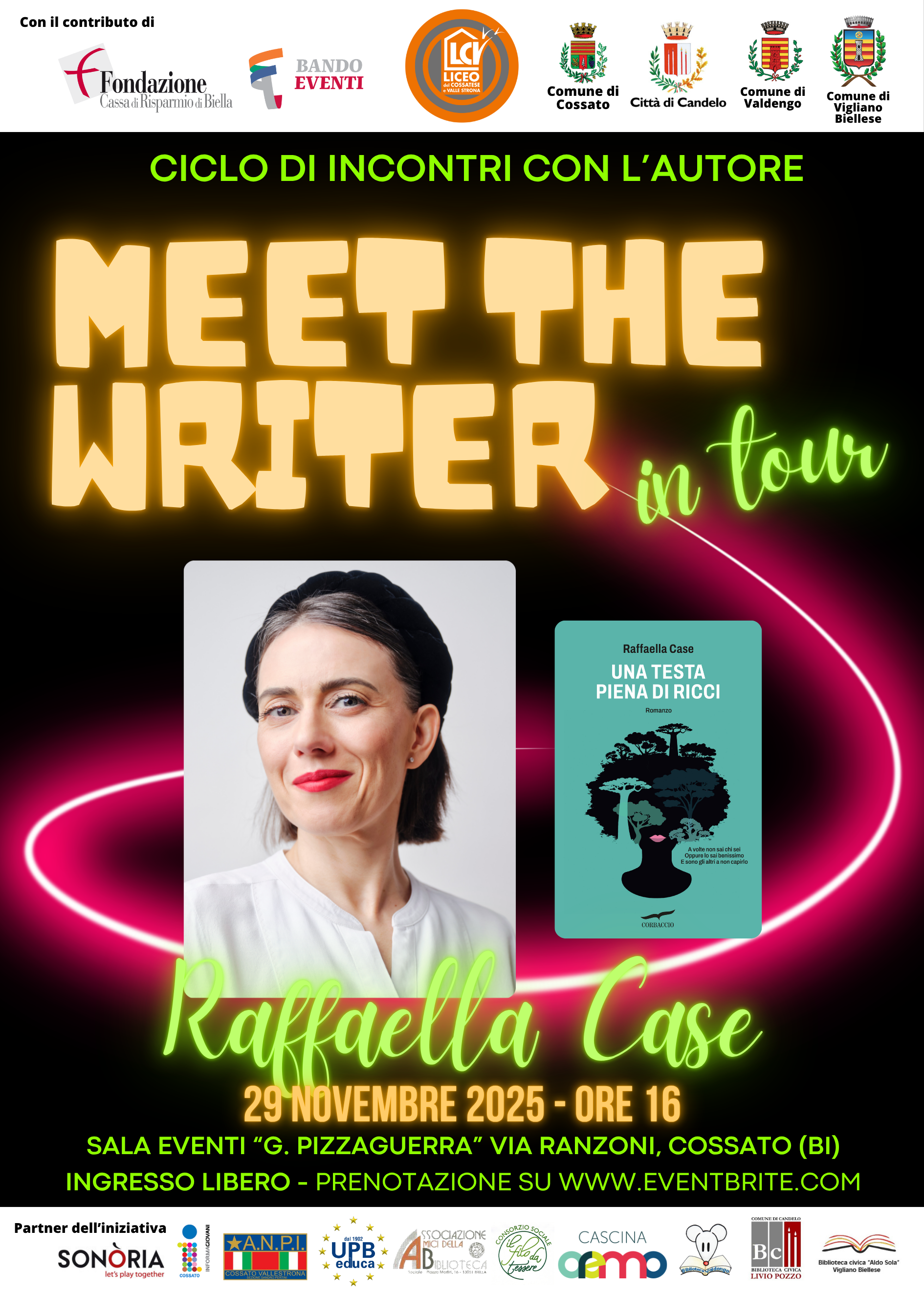 Presentazione di "Una testa piena di ricci" di Raffaella Case