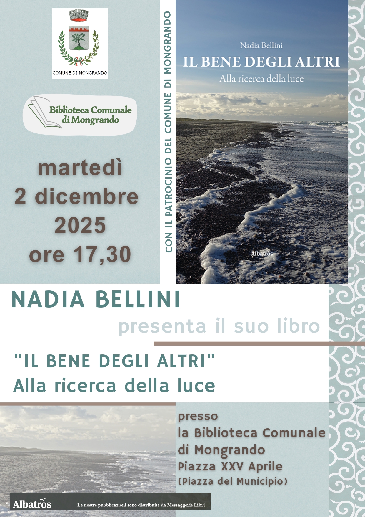 Nadia Bellini presenta il romanzo "Il bene degli altri. Alla ricerca della luce"