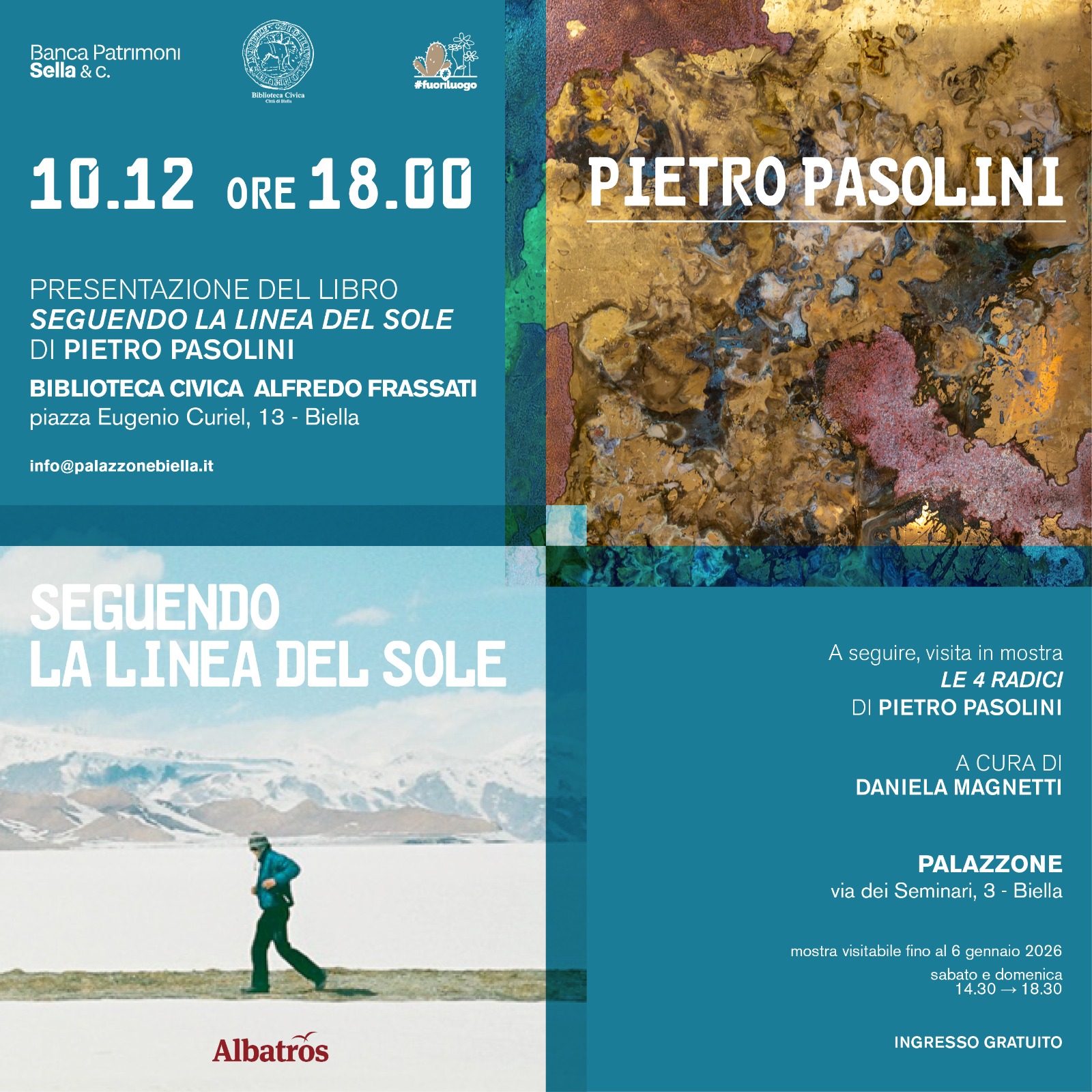 Presentazione del libro di Pietro Pasolini “Seguendo la linea del sole”