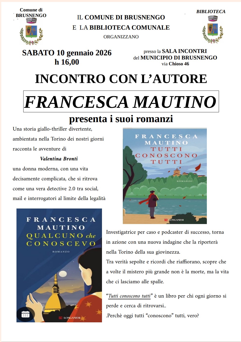 Incontro con l'autore - Francesca Mautino