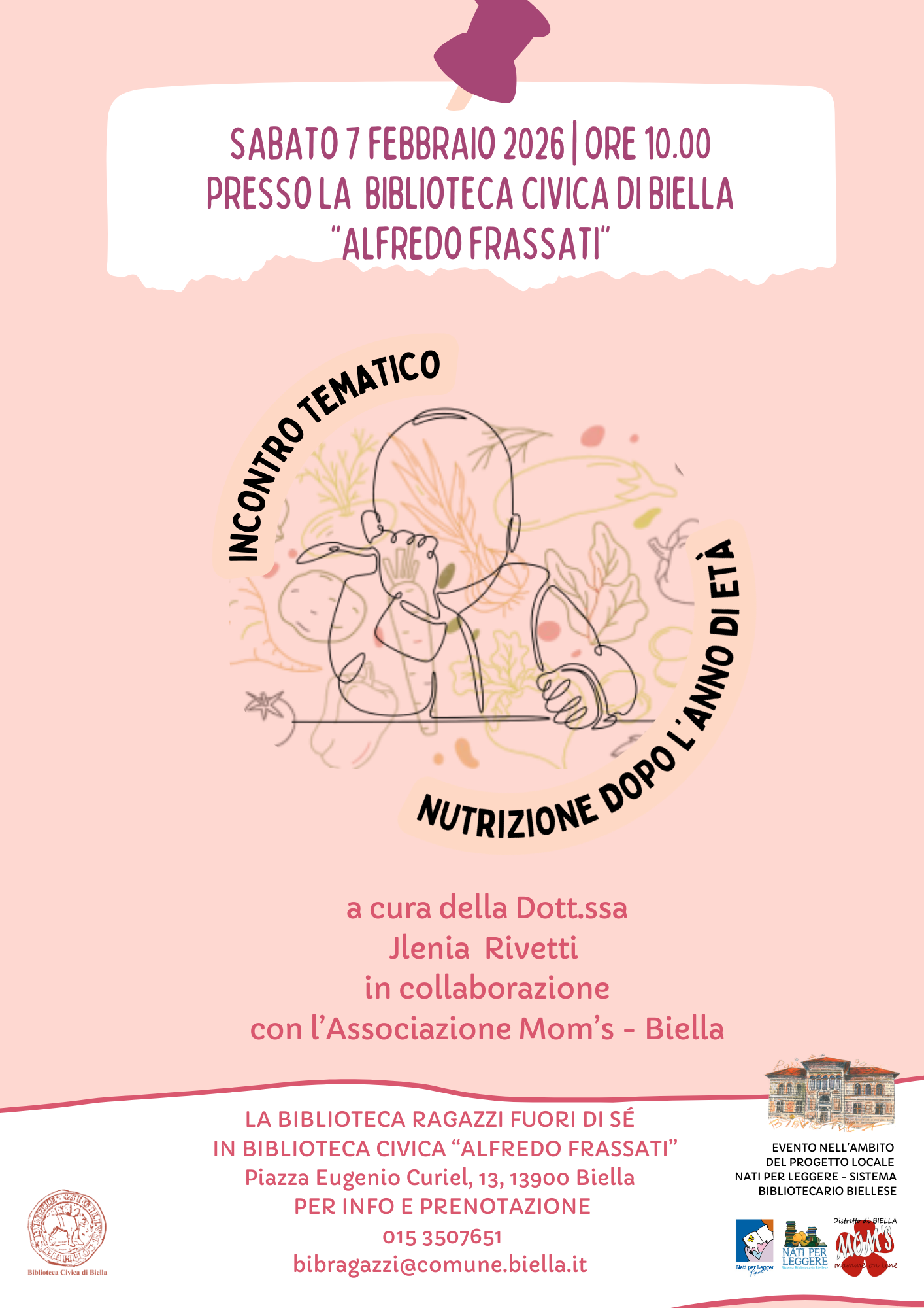 INCONTRO TEMATICO: NUTRIZIONE DOPO L'ANNO DI ETA'