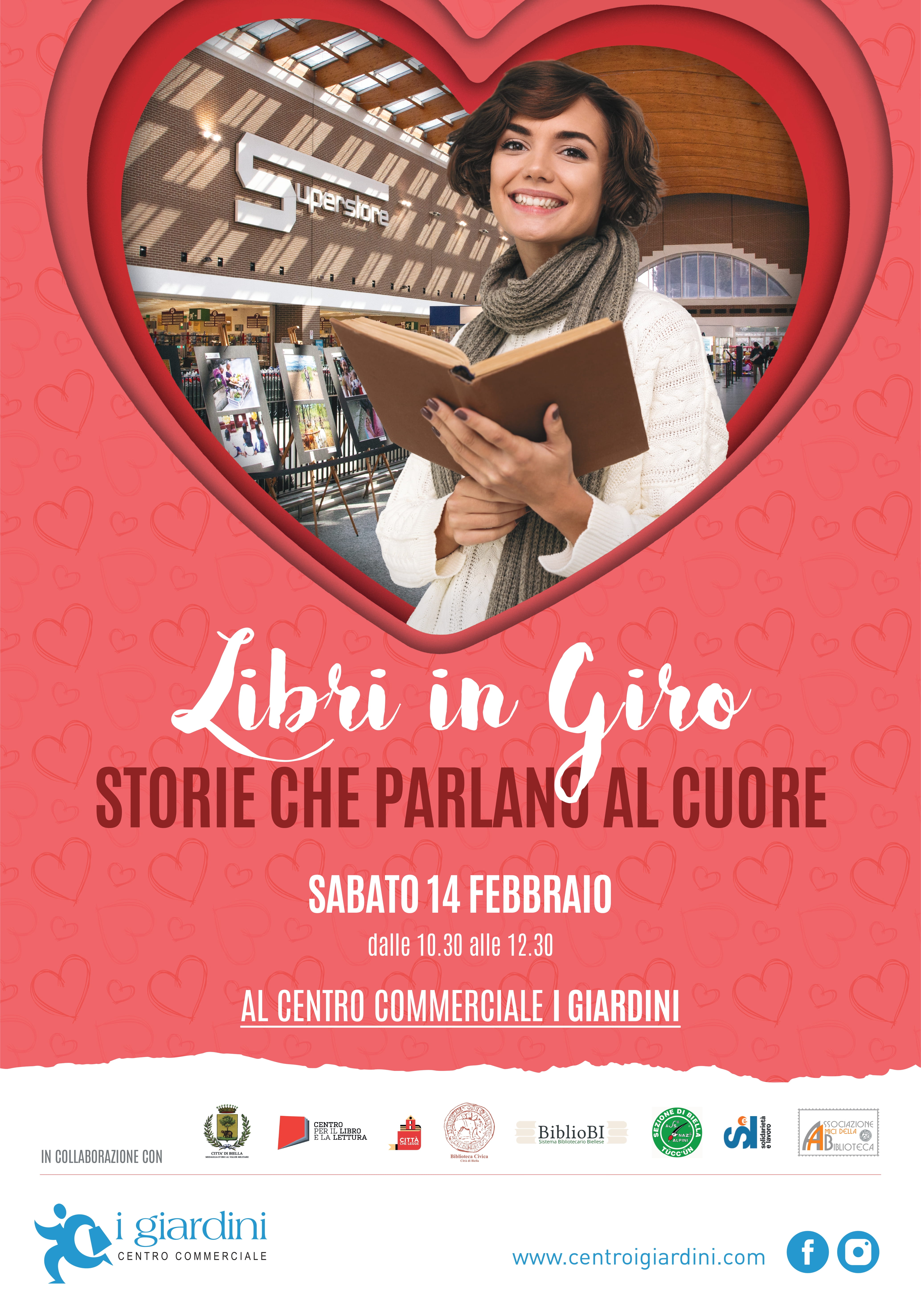 Libri in giro: storie che parlano al cuore. Letture al Centro Commerciale &ldquo;I Giardini&rdquo;