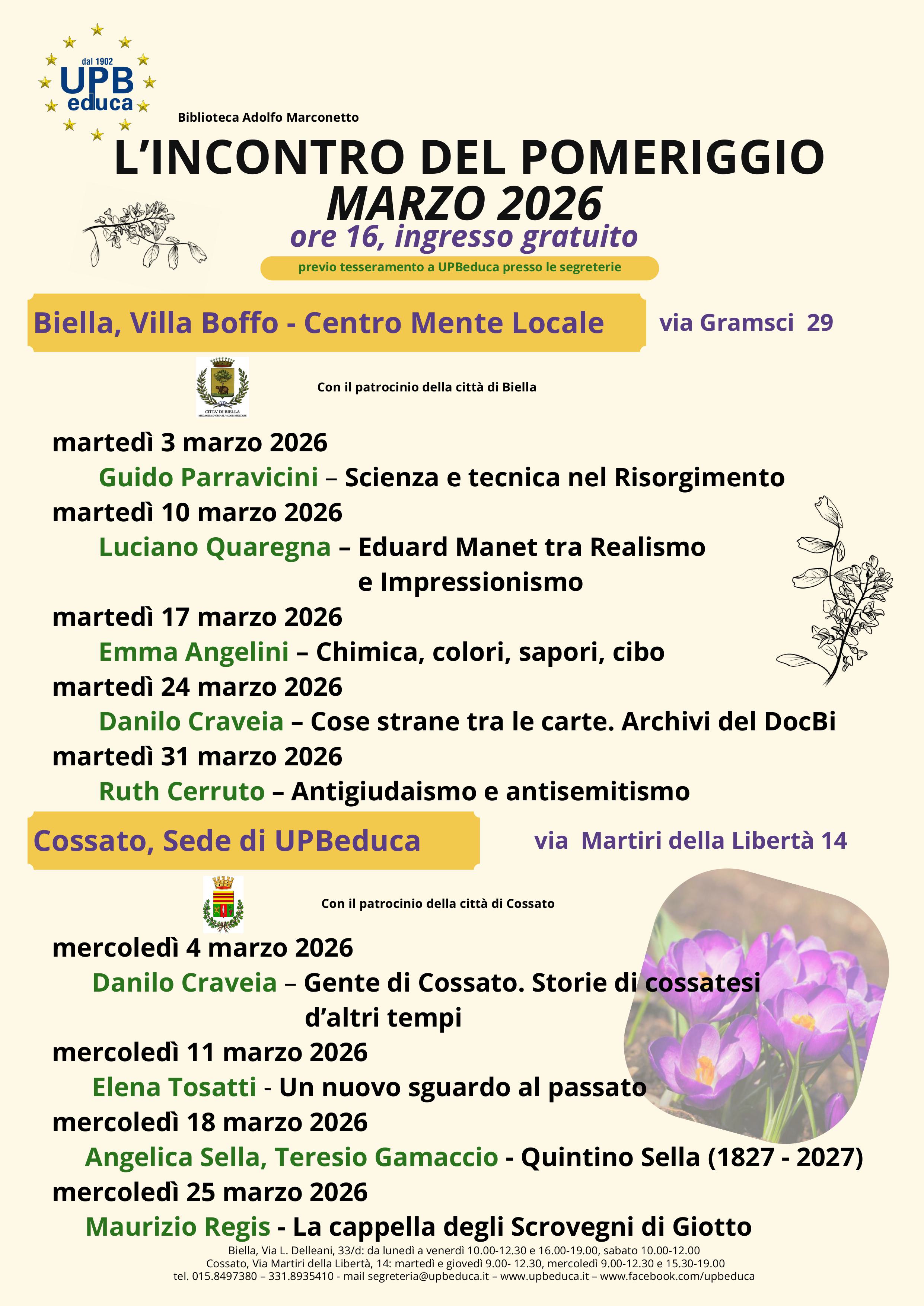 UPBeduca - marzo 2026