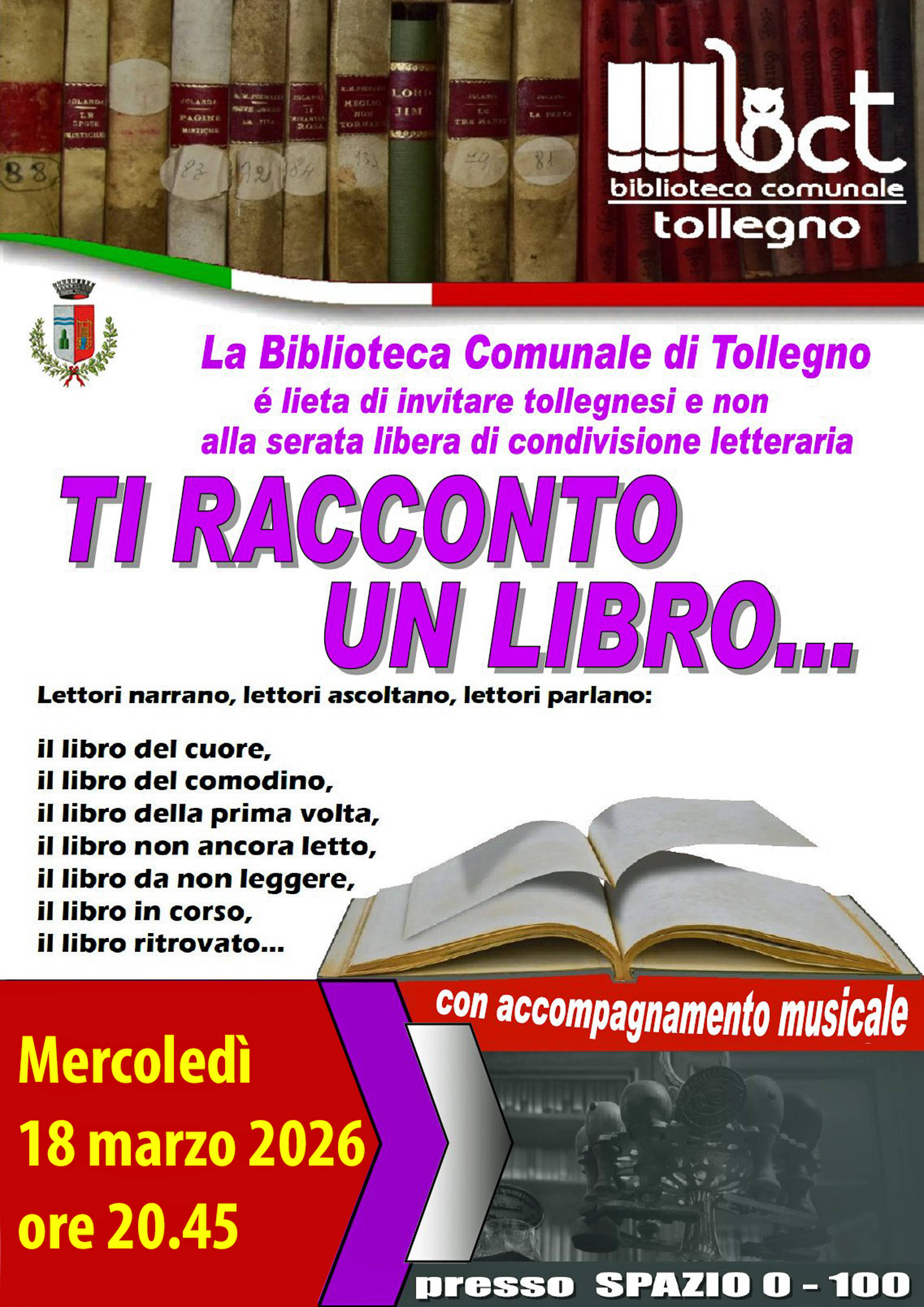 "Ti racconto un libro"