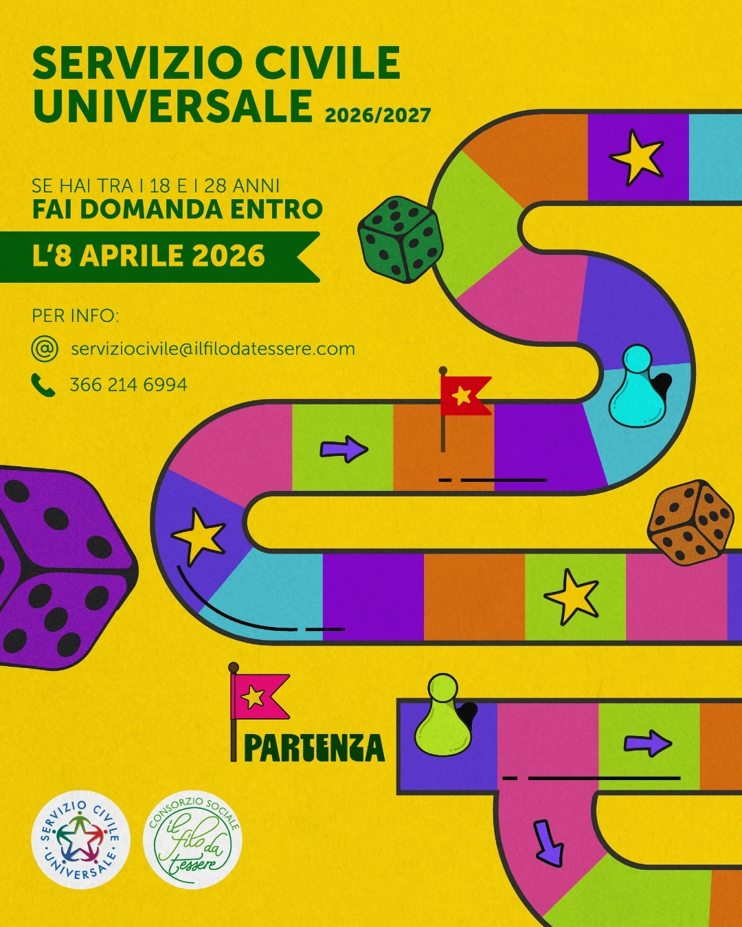 Partecipa al Servizio Civile Universale!