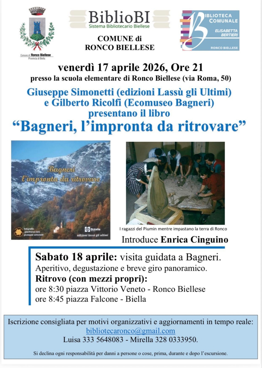 Due incontri per conoscere la cultura del territorio montano