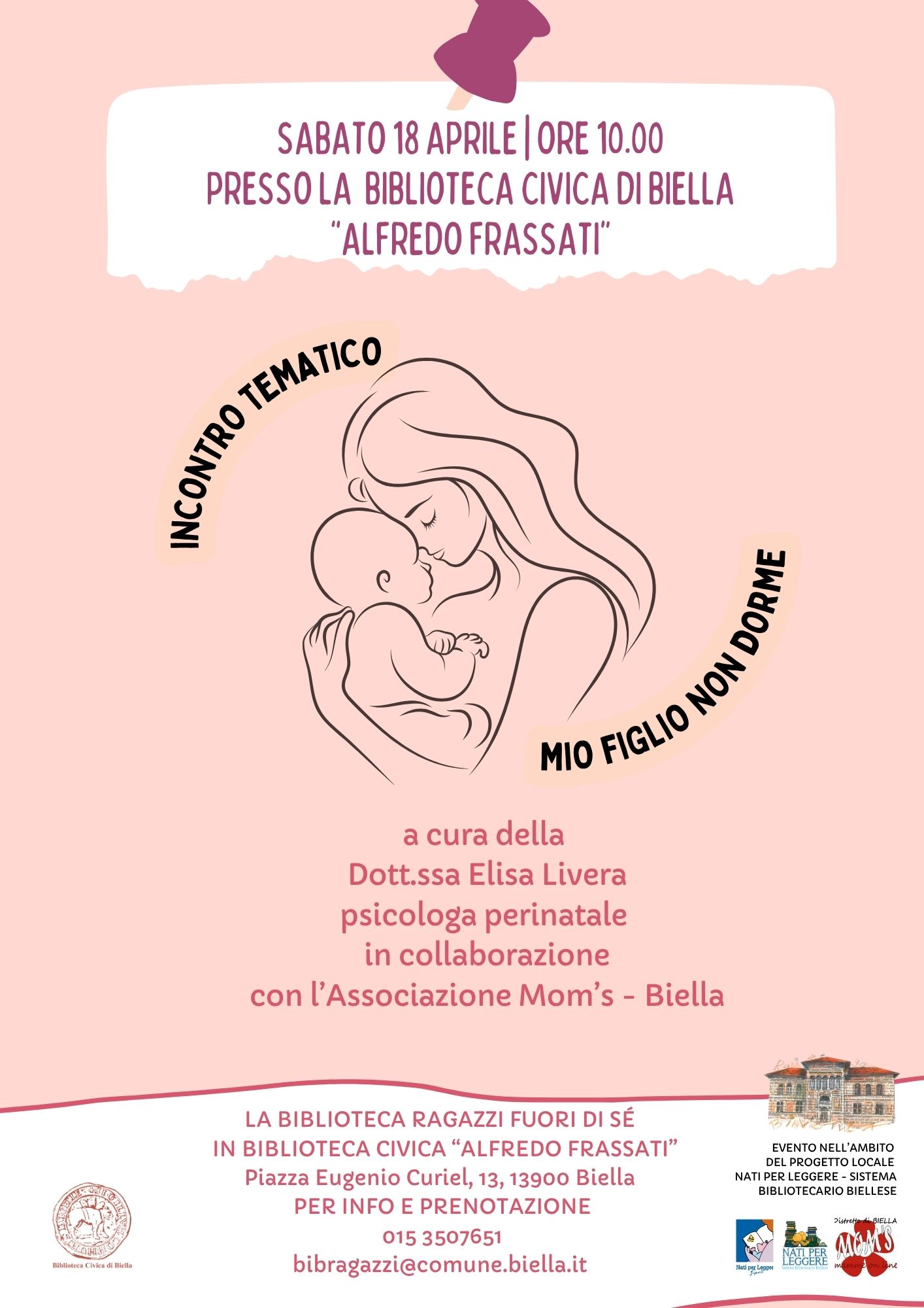 Incontro tematico "Mio figlio non dorme"