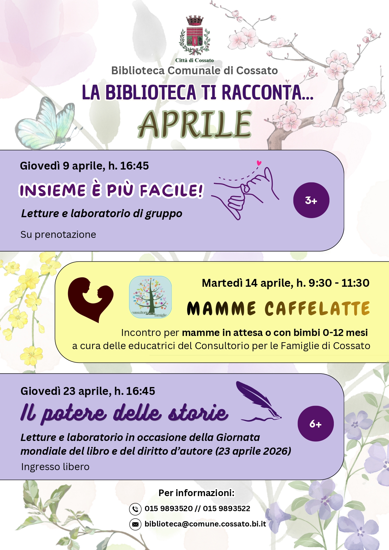 La biblioteca ti racconta... Aprile