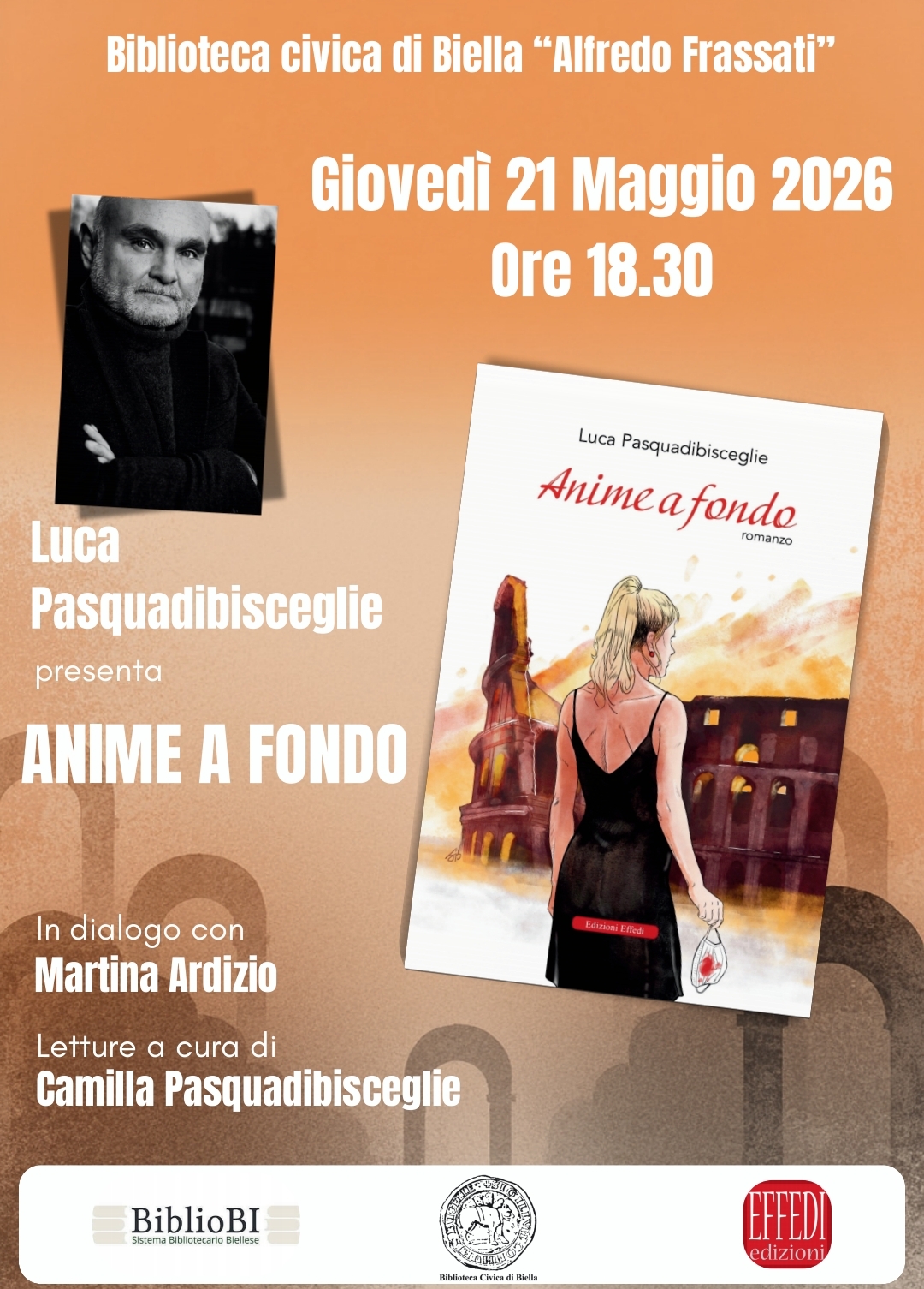 Presentazione del libro "Anime a fondo" di Luca Pasquadibisceglie