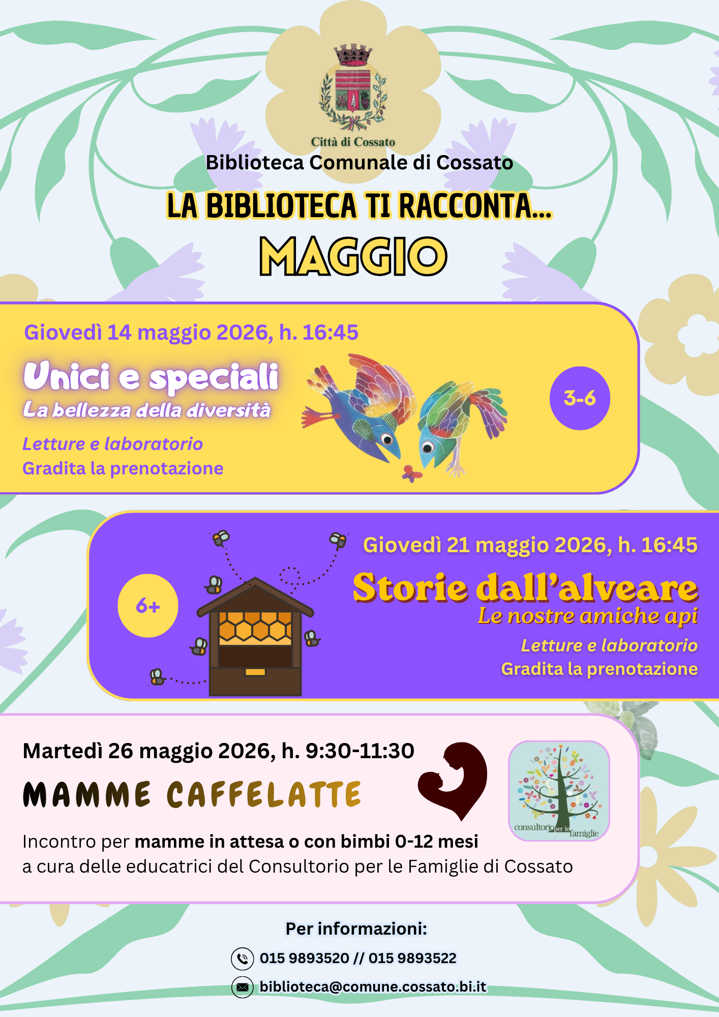 LA BIBLIOTECA TI RACCONTA... MAGGIO