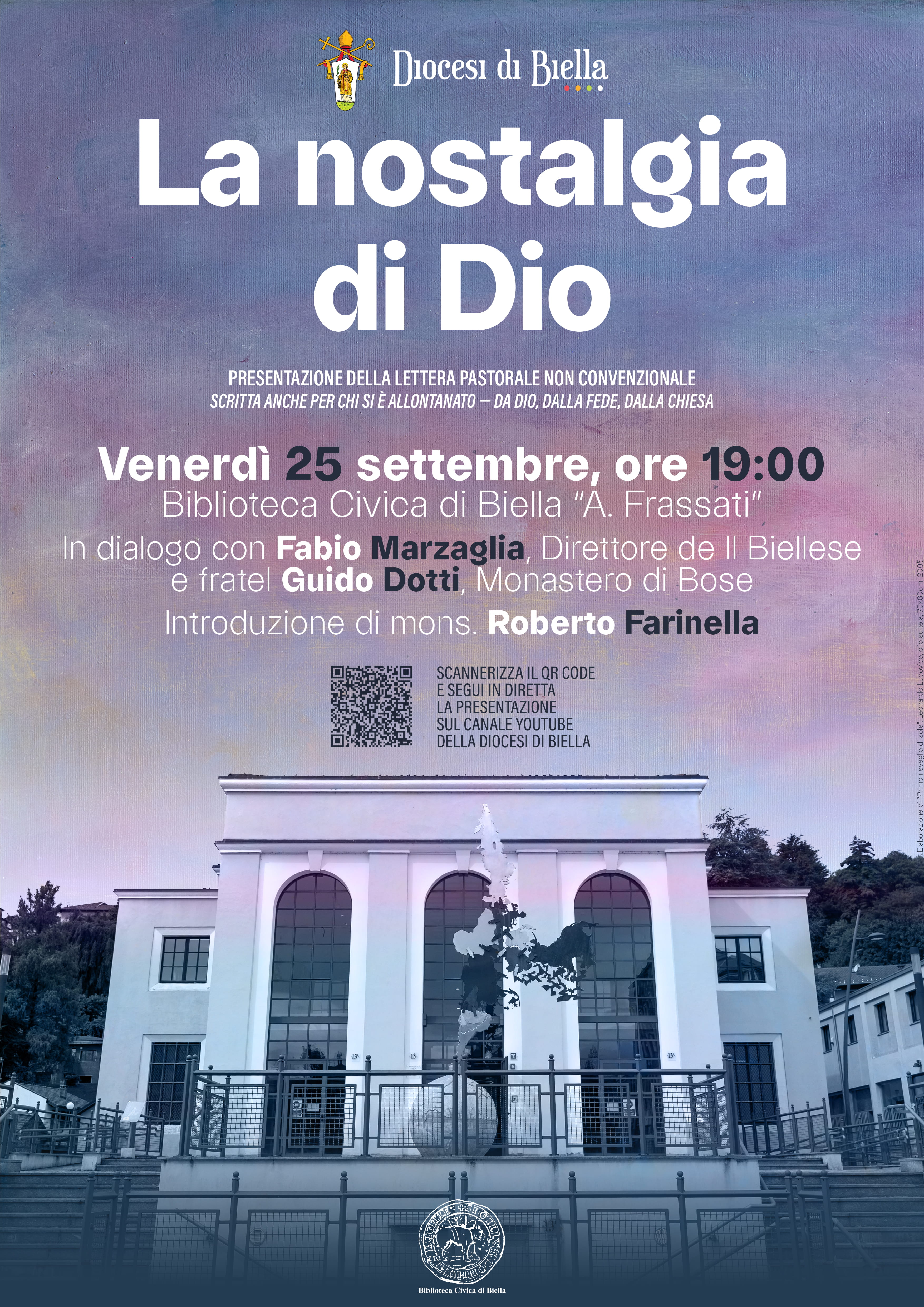 Presentazione della nuova Lettera pastorale di mons. Roberto Farinella &ldquo;La nostalgia di Dio&rdquo;