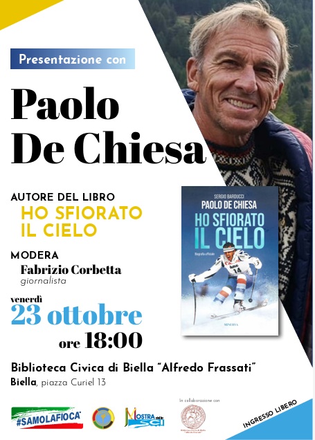 Presentazione del libro "Ho sfiorato il cielo" di Paolo De Chiesa