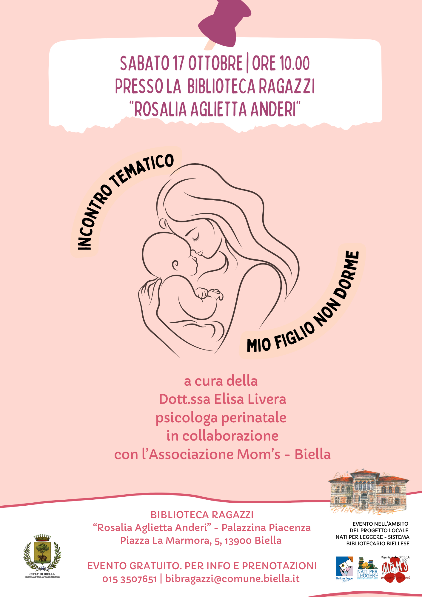 Incontro tematico "Mio figlio non dorme"