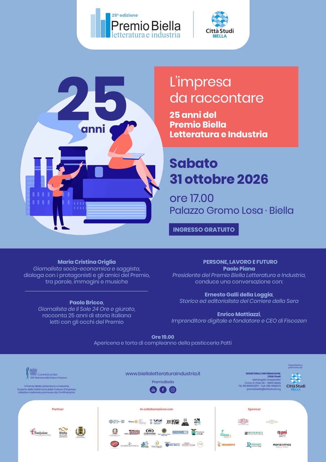 L&rsquo;impresa da raccontare &ndash; 25 anni del Premio Biella Letteratura e Industria