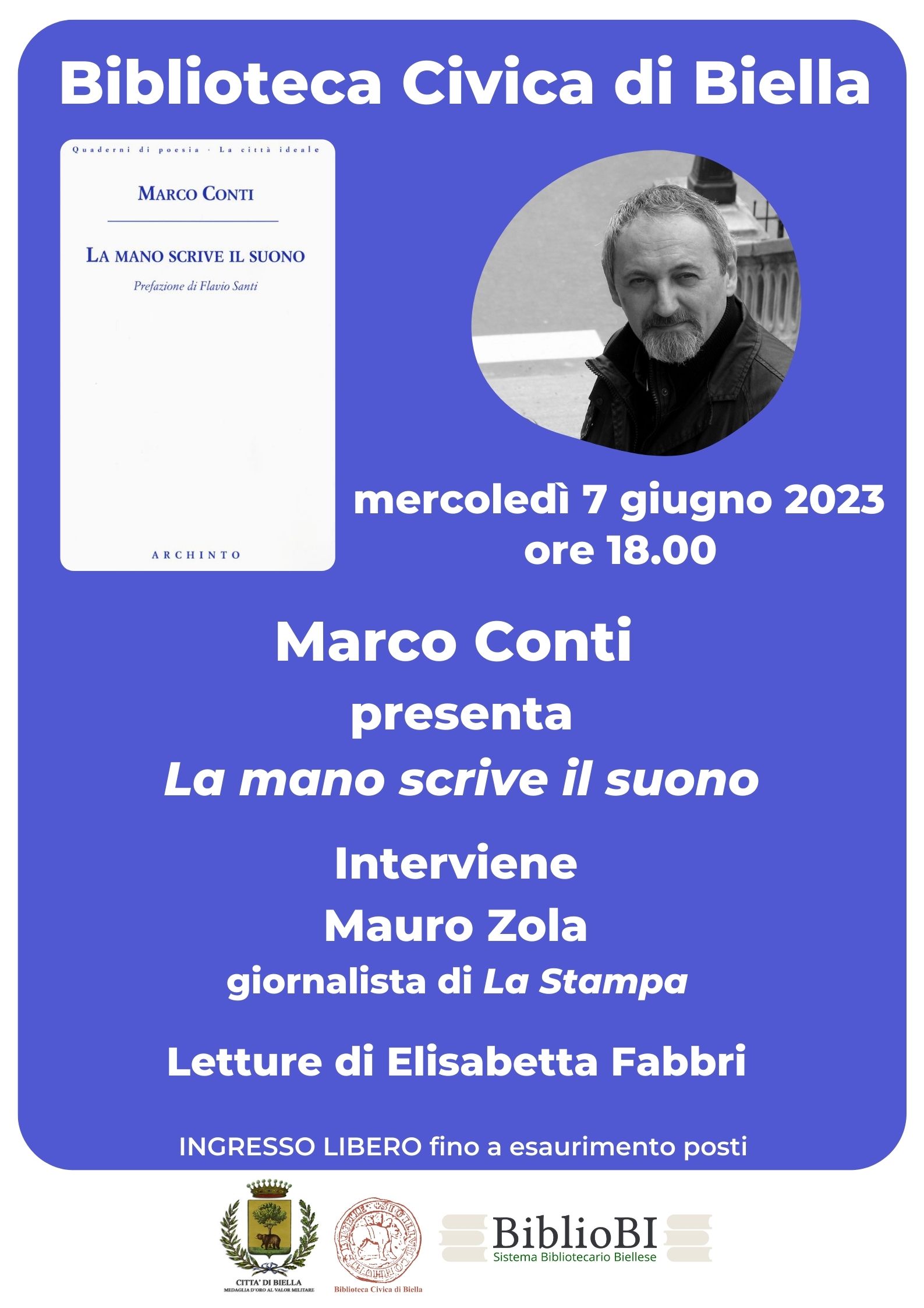 Presentazione del volume "La mano scrive il suono" di Marco Conti