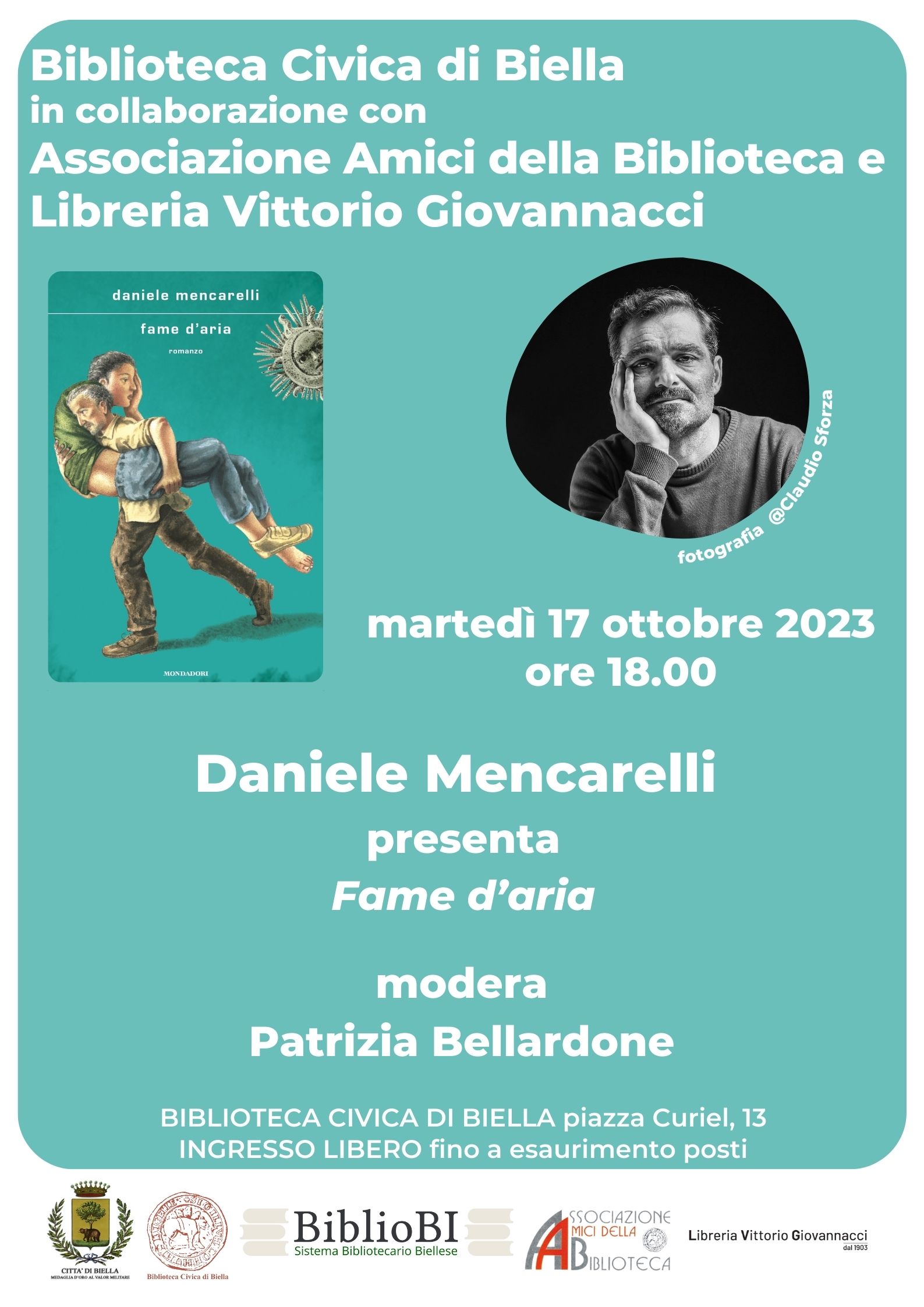 BiblioBI  Presentazione del libro Fame d'aria di Daniele Mencarelli