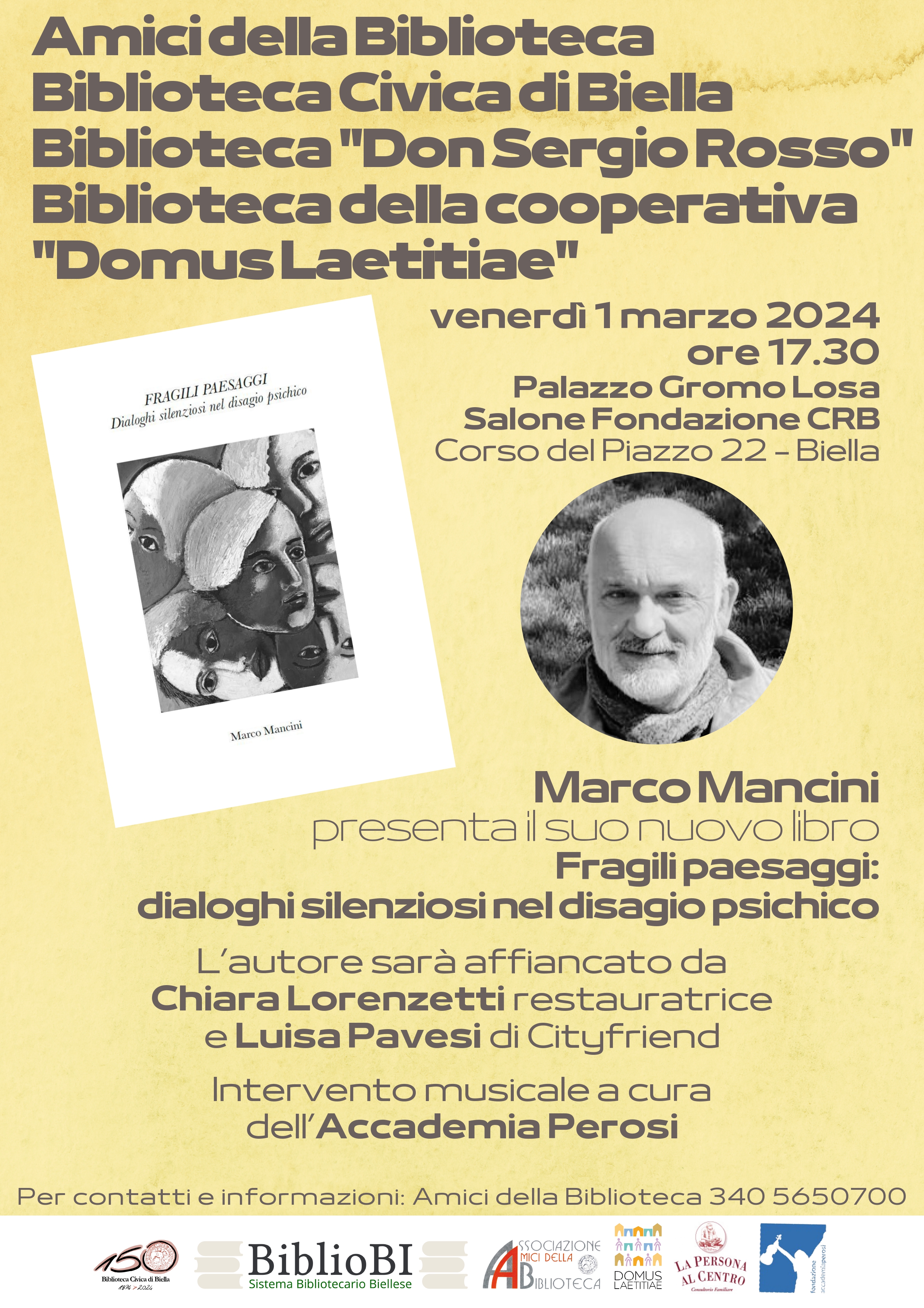 Presentazione del libro "Fragili paesaggi &ndash; dialoghi silenziosi nel disagio psichico"
