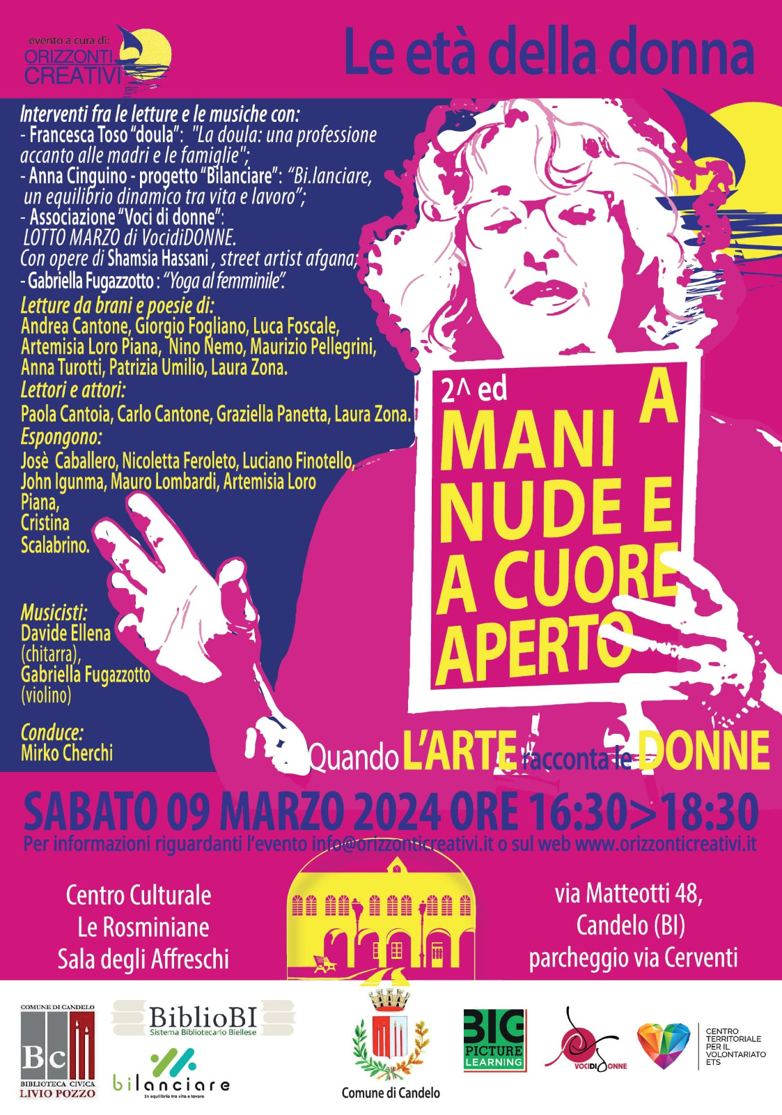 A MANI NUDE E A CUORE APERTO &ldquo;Le et&agrave; della donna&rdquo;