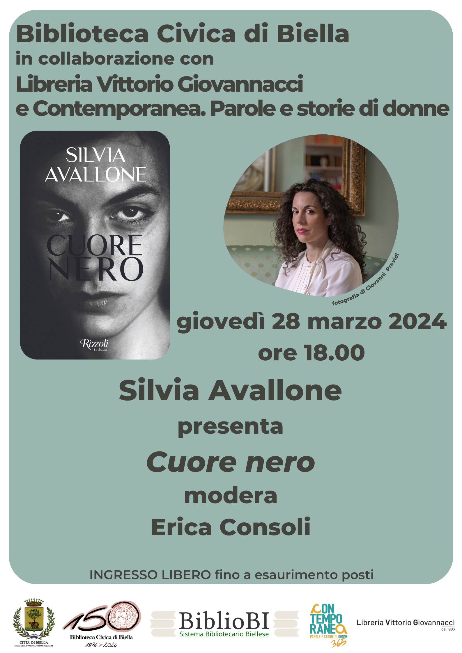 Presentazione del libro "Cuore nero" di Silvia Avallone